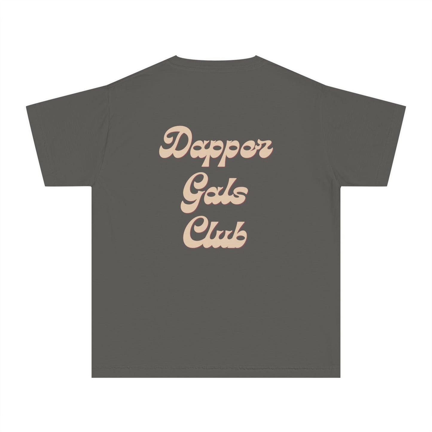 Dapper Gals Club T-Shirt (Youth) (Front & Back)