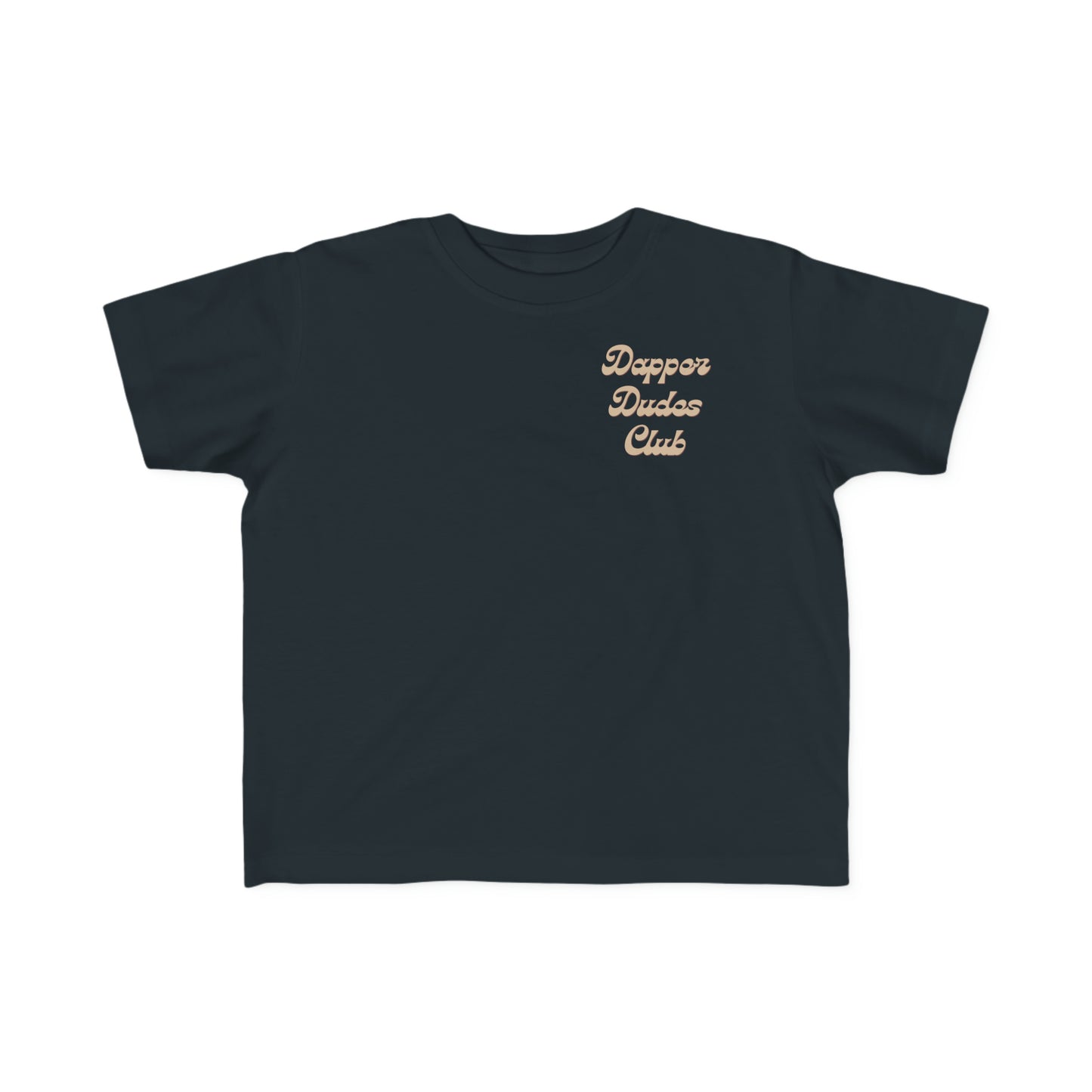 Dapper Dudes Club T-Shirt (Toddler) (Front & Back)